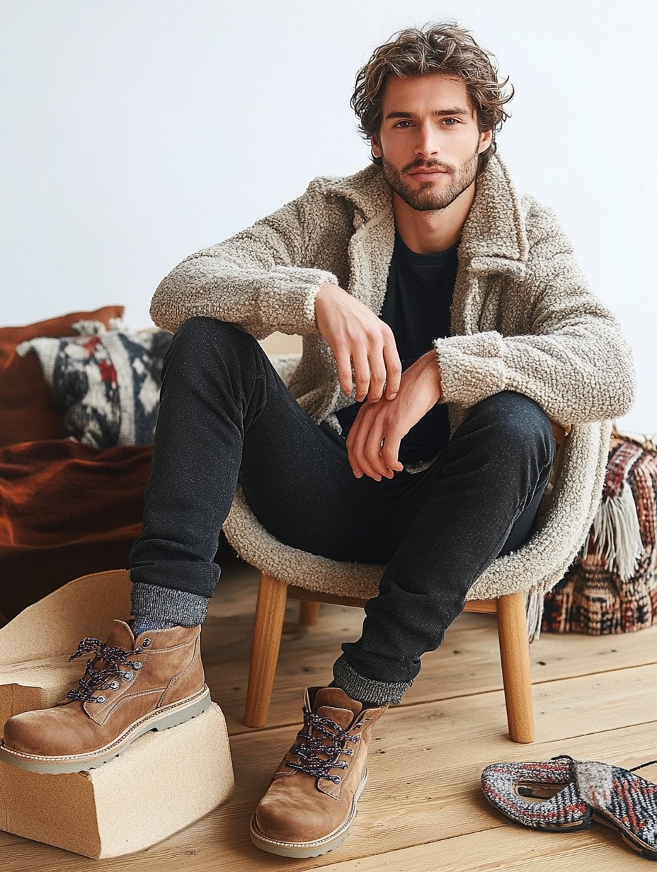 casual winter boots for men
