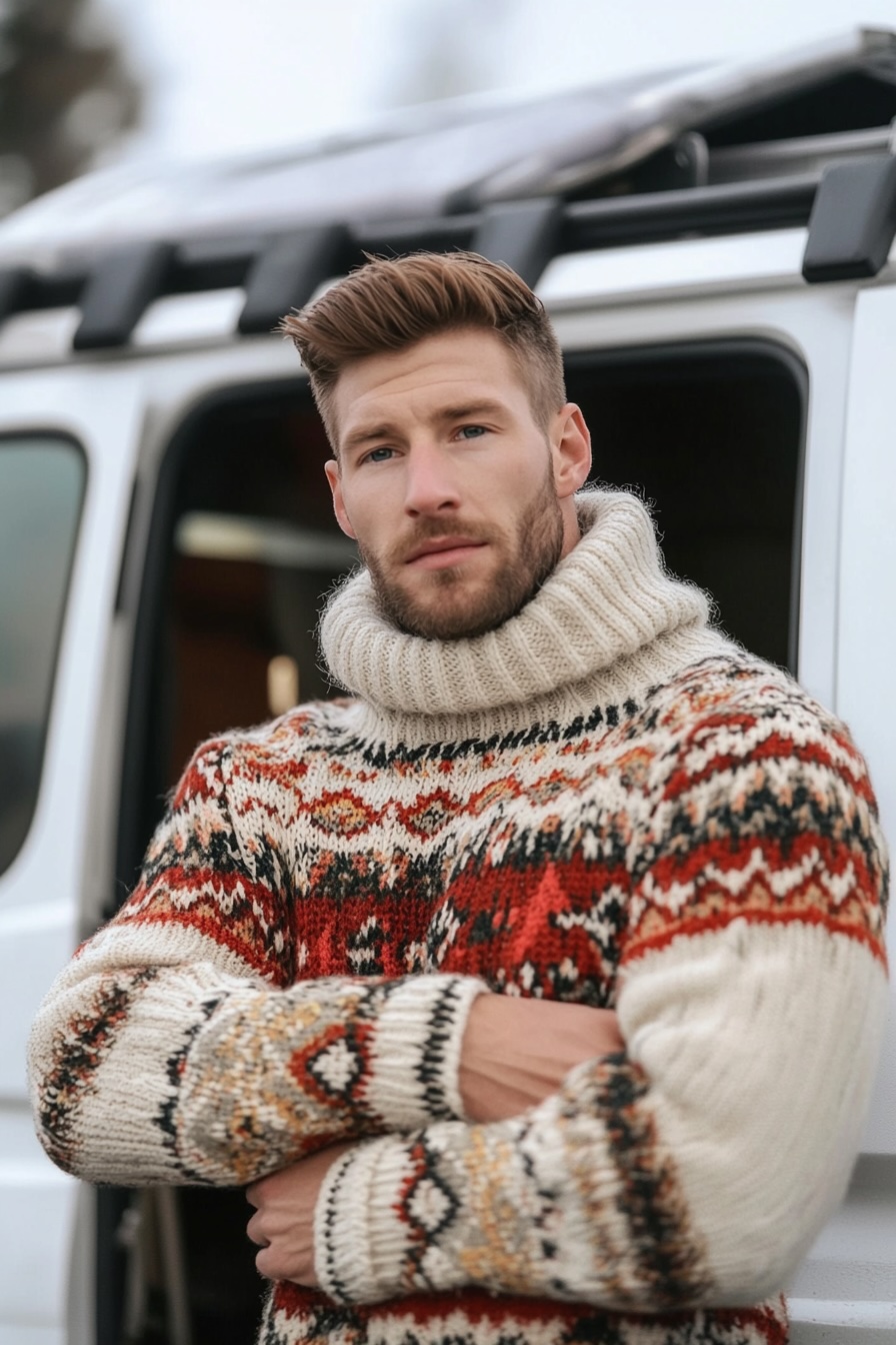 traditional christmas sweater for winter holidays