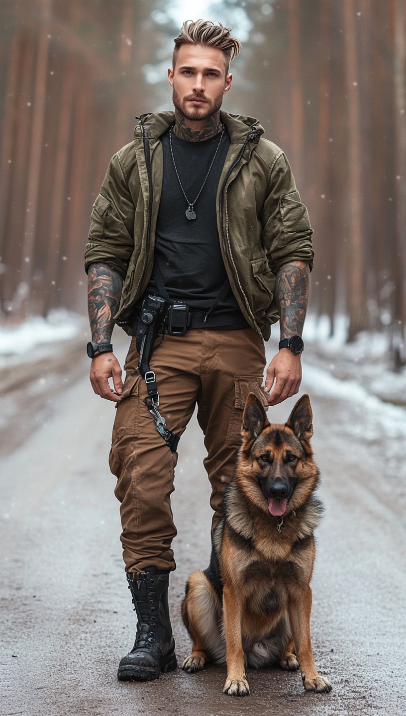 brown cargo pants for outdoors