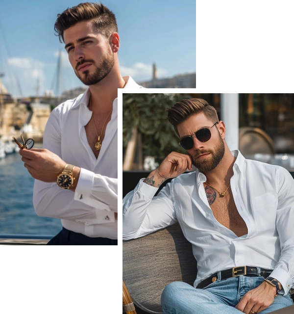 Taking a White Shirt on Vacation: Four Must-Try Looks for Men headline