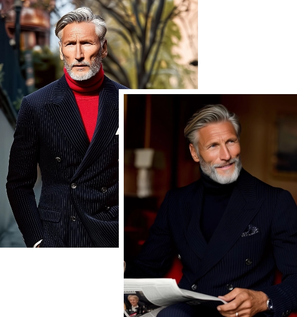 Classic Dark Blue Business Suit for a Gentleman’s Look headline