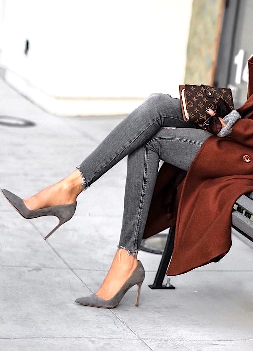 women elegant high heel shoes