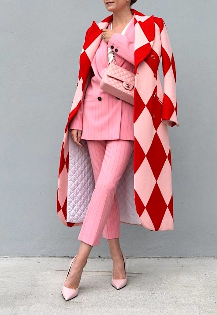 embrace geometric patterned coats