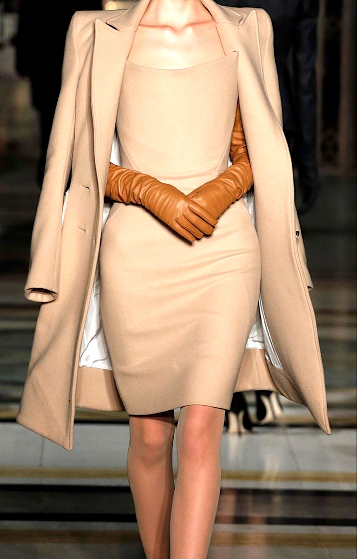 elegant long gloves for extra warmth and sophistication