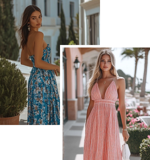 Long Wavy Summer Dresses for Women: 5 Vibrant Color Palettes headline