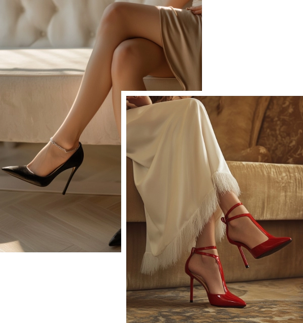 Velvet High Heel Shoes: Five Vibrant Options for Your Elegant Dress Look headline