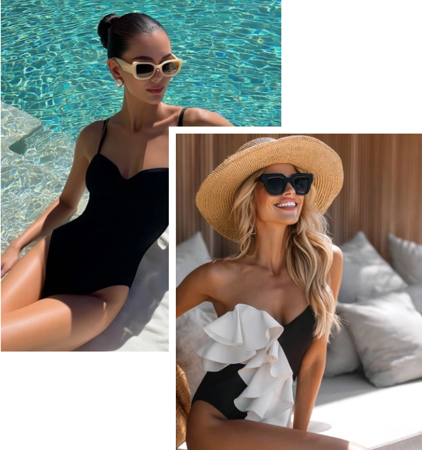 One-piece Swimsuit Styles for Elegant Resort Vacations headline